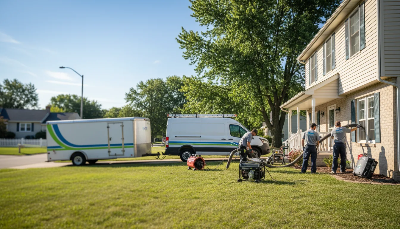 Flooded Basement Restoration And Cleanup With Repair in Vevay, IN near me